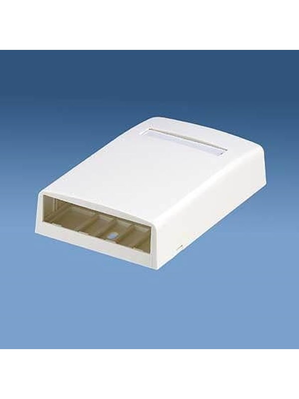 PANDUIT Oppervlak mount box 4 port Wit