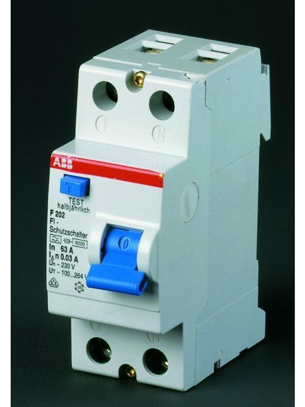ABB aardlekschakelaar 2-polig 40A 300mA type A (F202)