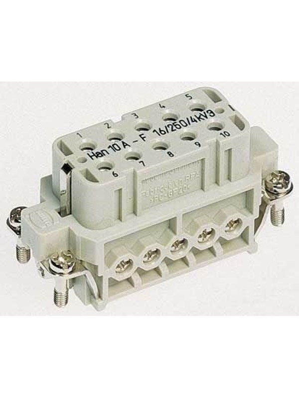 Harting Han A 10 pos female insert screw