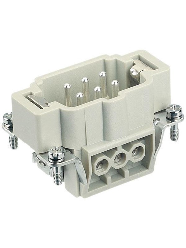 Harting Han e 06 pos male insert screw