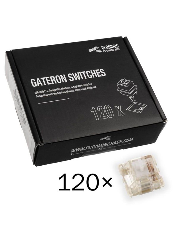 Glorious PC Gaming Race GAKC-051 toetsenbordaccessoire Keyboard Gateron Switches - 120 stuks