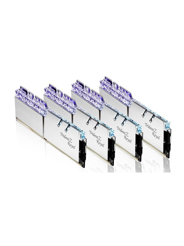 G.Skill Trident Z Royal DDR4-3200 - 128GB - CL16 - Octa Channel (8 pcs) - Intel XMP - Zilver met RGB