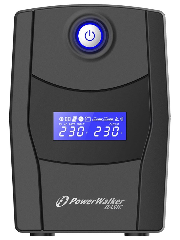 BlueWalker 10121072 - PowerWalker Basic VI STL - 600VA/360W - Line Interactive UPS
