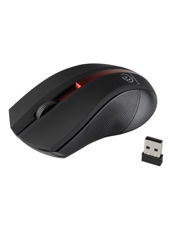 Rebeltec Galaxy - mouse - 2.4 GHz - red - Muis - Optisch - 3 knoppen - Rood