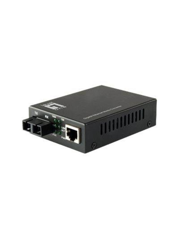 LevelOne GVT-2002 - vezelmediaconverter - 10Mb LAN 100Mb LAN GigE