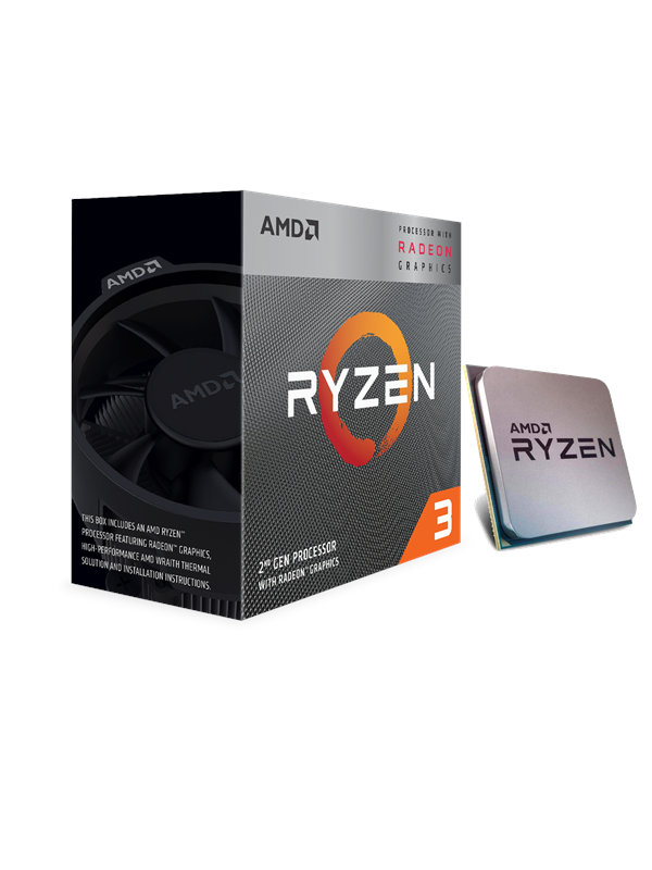 AMD Ryzen 3 3200G Boxed - Desktop processor - CPU - 4 Core - 16 Threads - 3,6GHz/4GHz - Socket AM4 - Inclusief koeler