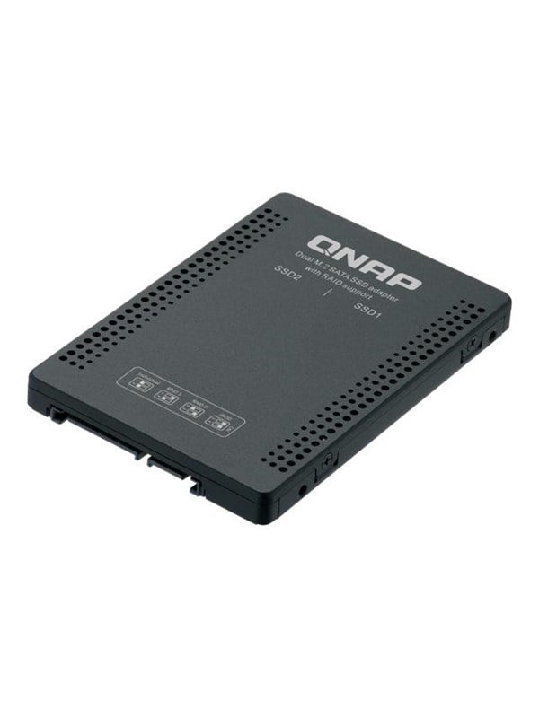 QNAP QDA-A2MAR behuizing voor opslagstations SDD-behuizing Zwart M.2