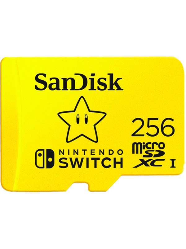 SANDISK Nintendo Switch microSD - 100MB/s - 256GB - Mario edition