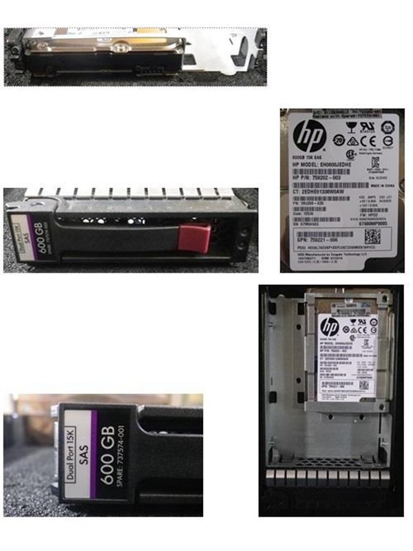 HP E - 600GB - Harde schijf - 517354-001 - Serial Attached SCSI - 3.5"