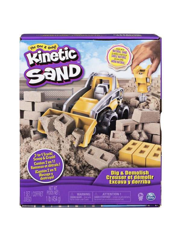 KINETIC SAND Dig & Demolish Truck speelset