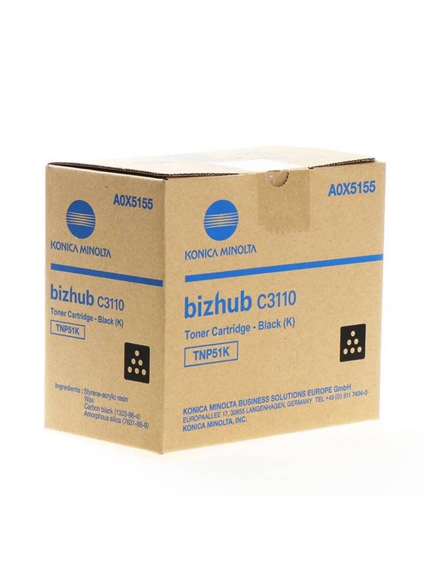 Konica Minolta TNP-51K (A0X5155) toner cartridge zwart (origineel)
