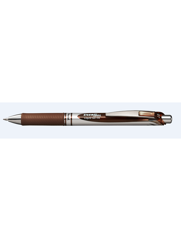 Gelschrijver Pentel Energel BL77 bruin 0.4mm | 12 stuks