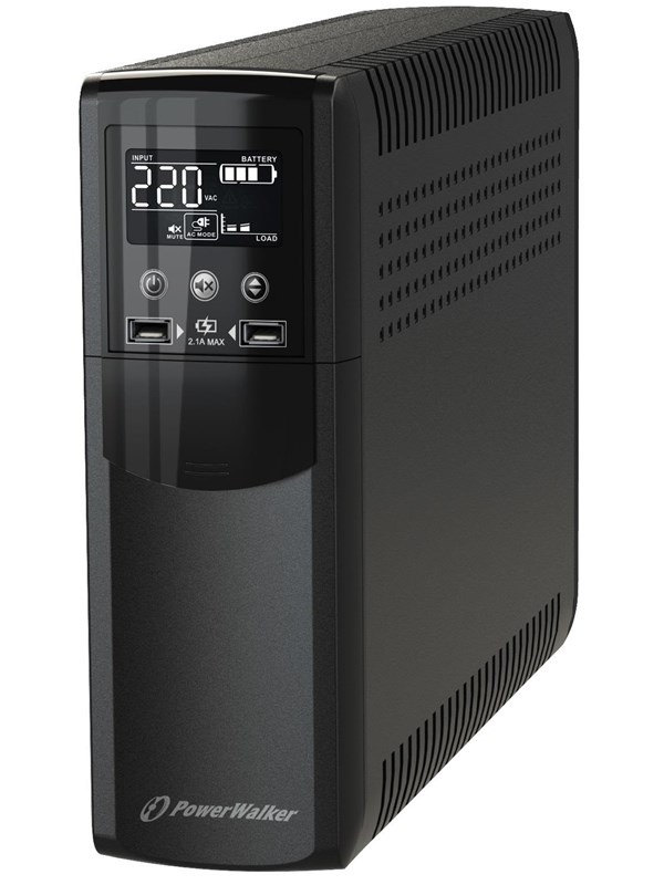 BlueWalker 10121121 - PowerWalker VI CSW - 800VA/480W - Line Interactive UPS