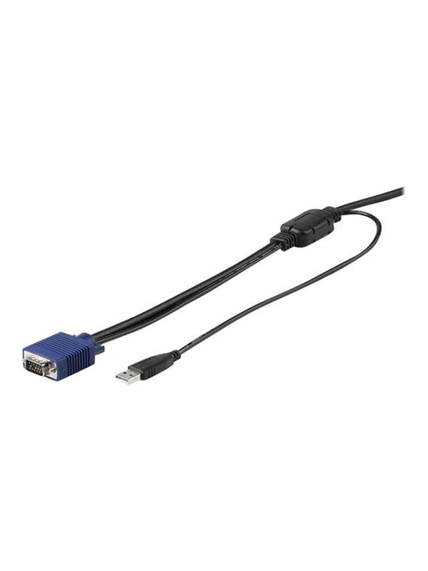 StarTech.com 15ft / 4.6m USB KVM-kabel for Rackmount Consoles - VGA and USB - Video / USB cable - 4.6 m