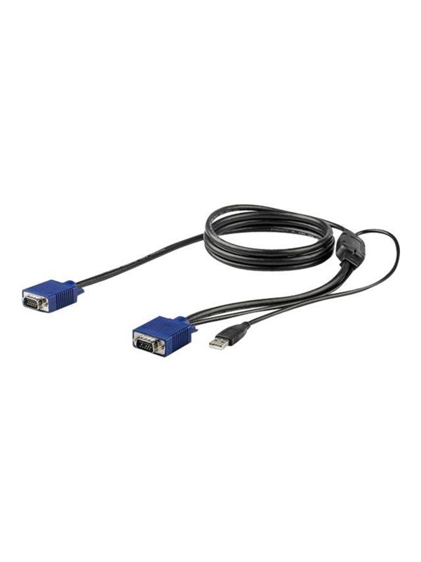 StarTech.com 6ft / 1.8m USB KVM-kabel for Rackmount Consoles - VGA and USB - Video / USB cable - 1.8 m