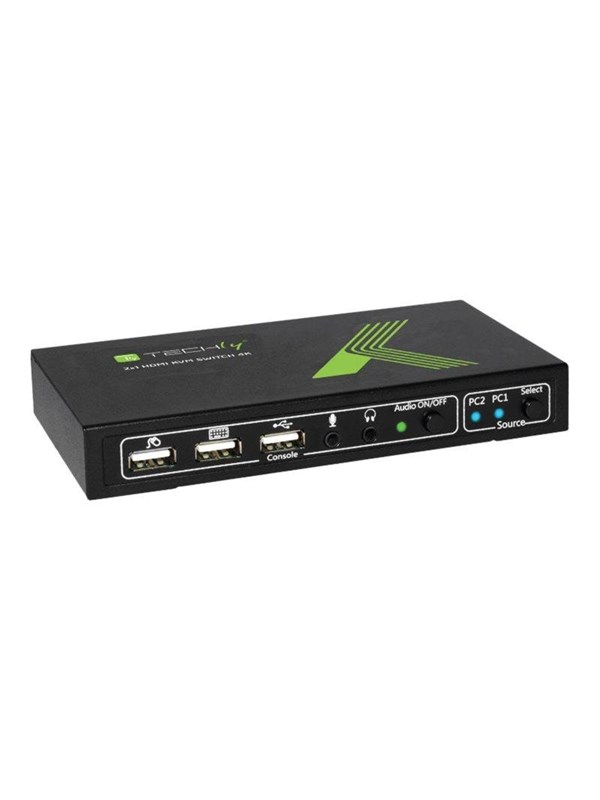 IC INTRACOM techly 2x1 USB HDMI KVM-schakelaar 4Kx2K