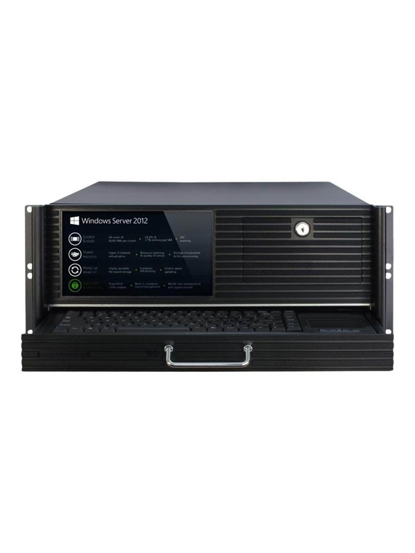 Inter-Tech 4452-TFT - Case - Server (Rack) - Zwart