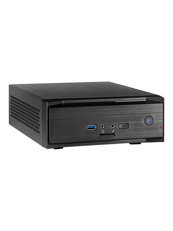 Inter-Tech MW-01 II - Case - Desktop slimline - Zwart