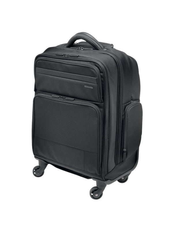 Kensington Contour 17" Overnight Roller Laptoptas - Laptoptrolley - Waterafstotend - Zwart