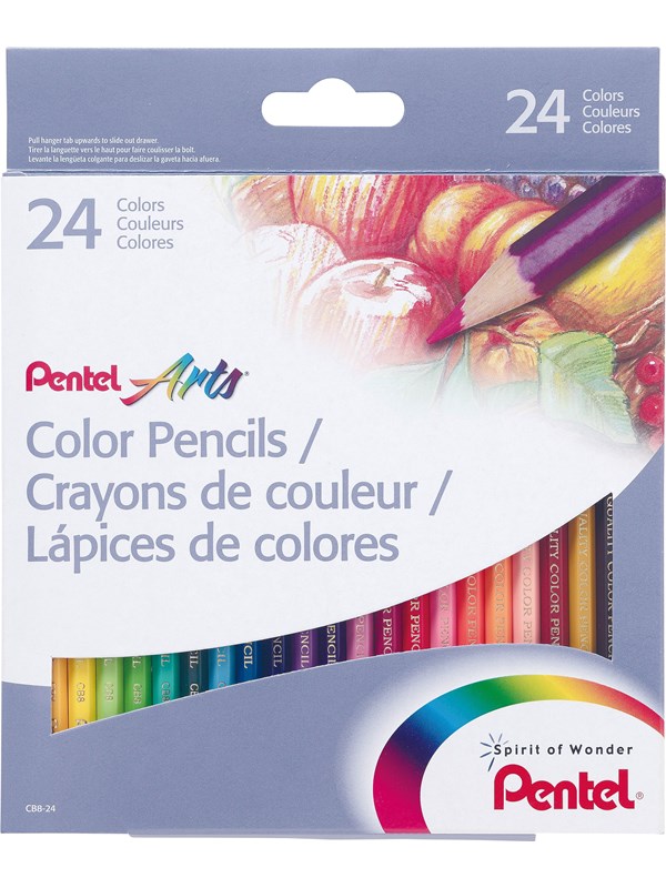 Pentel CB8-24U Kleur Pencils 24 pcs.