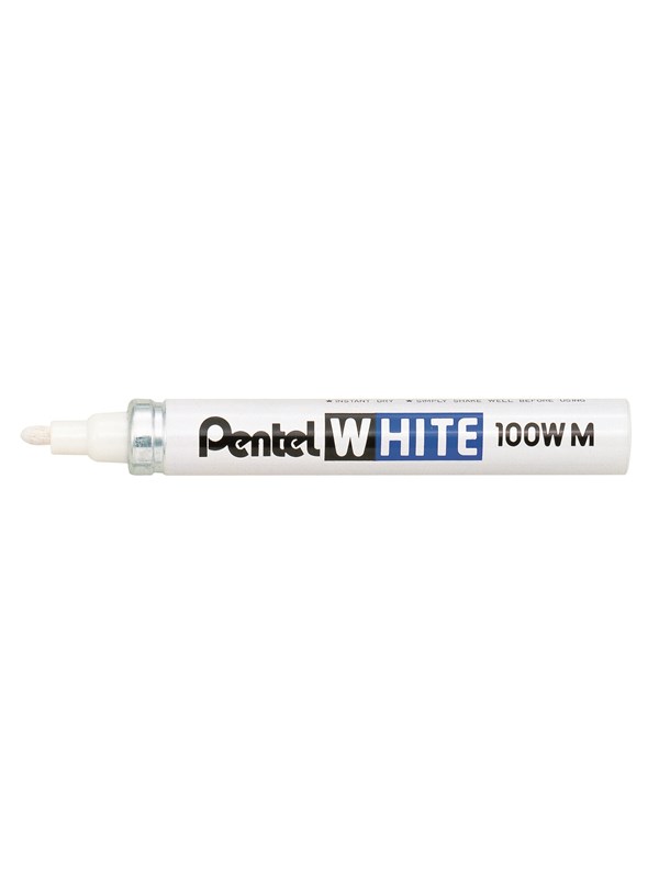 Pentel 100W Markeerpen - Wit