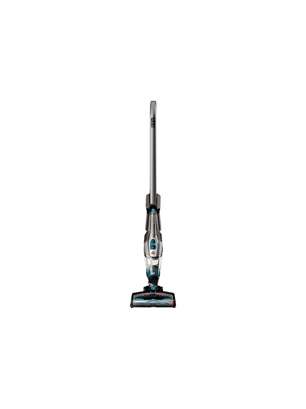 BISSELL MultiReach Essential 2 in 1 Steelstofzuiger & Kruimeldief - 30 Minuten Gebruikstijd - Draadloze Steelstofzuiger Zonder Zak - 0.45L Capaciteit - Handstofzuiger 18V - Kruimelzuiger - Incl. 3 Opzetstukken & Laadstation - 2280N