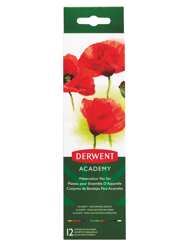 Derwent Aquarelverfset (12 kleuren)
