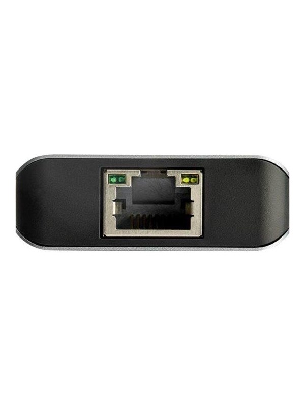 StarTech.com 3-Port USB-C Hub with LAN Port - 10Gbps - 2x USB-A & 1x USB-C - hub - 3 ports USB hub - 3 - Grijs