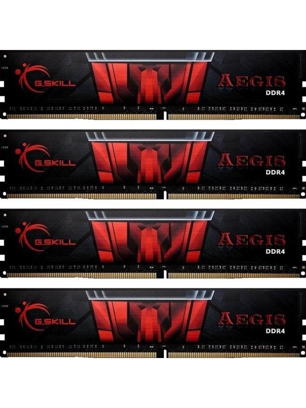 G.Skill AEGIS DDR4-3200 - 32GB - CL16 - Quad Channel (4 pcs) - Intel XMP - Zwart