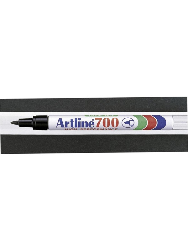 Artline Marker artline 700 permanent Zwart 0.7mm