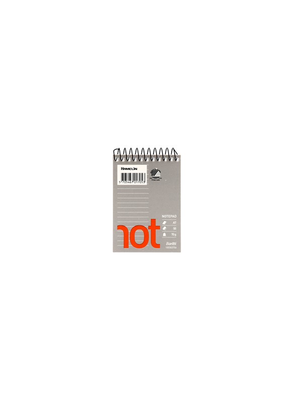 Bantex Not Notepad A7 Ruled Unpunched