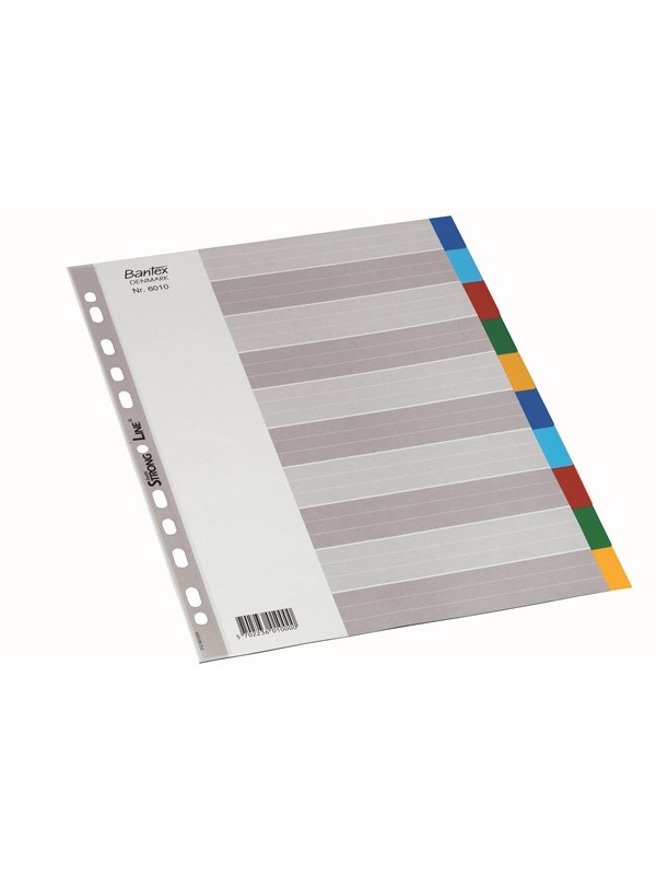 Bantex Strong-Line®Dividers A4 10 Parts
