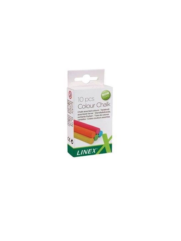 Linex CCCHC10 Coloured Chalk