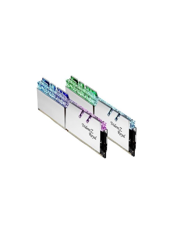 G.Skill Trident Z Royal DDR4-3600 - 32GB - CL16 - Dual Channel (2 pcs) - Intel XMP - Zilver met RGB