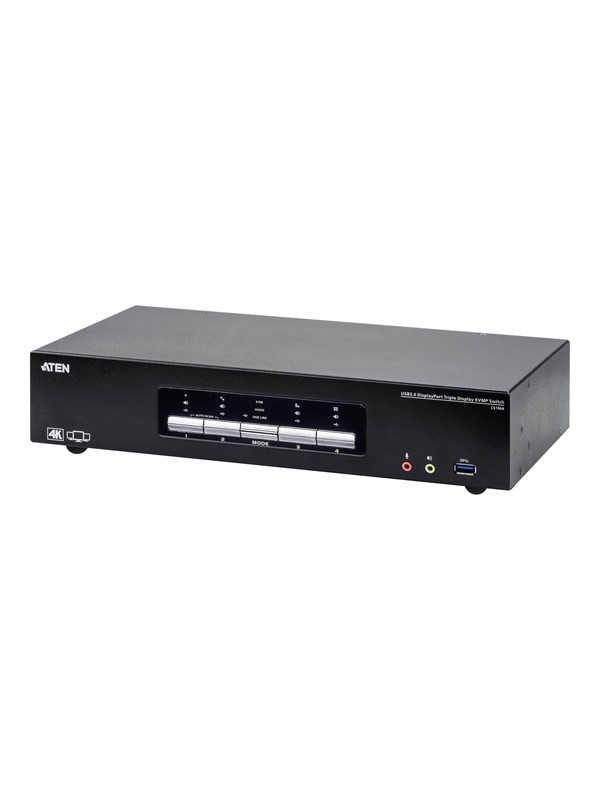 ATEN 4P USB3.0 4K DP TRIPLE VIEW KVMP SW