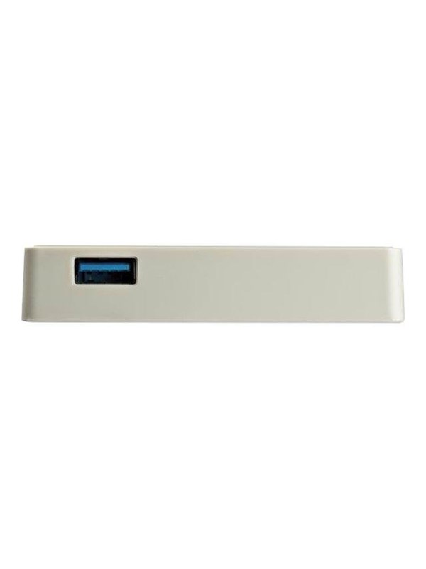 StarTech.com USB 3.1 USB-C Ethernet AV / multimedia paneel with Extra USB Port - Wit - Netwerk AV / multimedia paneel