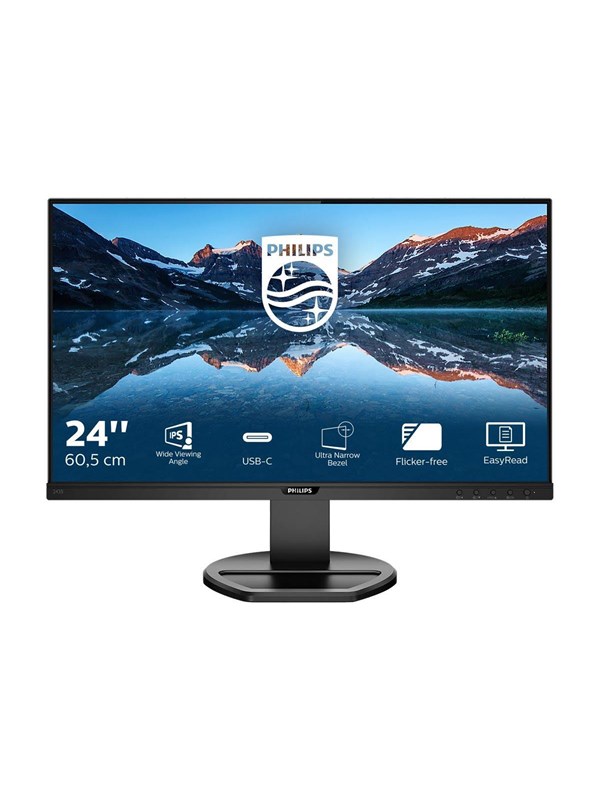24" Philips B Lijn 243B9 75Hz USB 65W Hub Speakers
