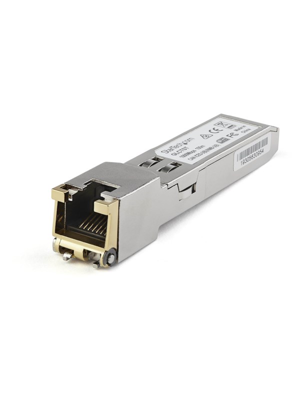 StarTech.com Juniper SFP-1GE-FE-E-T Compatibele SFP Transceiver Module - 10/100/1000Base-T - SFP (mini-GBIC) transceiver module - GigE