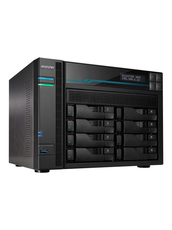 Asustor AS6508T NAS Tower Intel Atom® C3538 8 GB DDR4 0 TB ADM Zwart