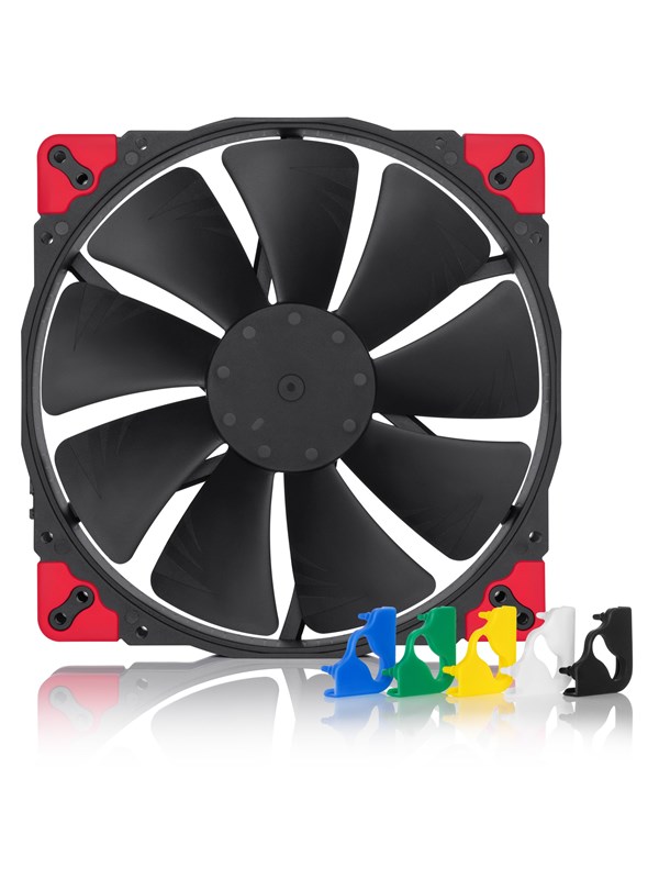 Noctua NF-A20 PWM chromax.black.swap - Case ventilator - 200mm - Black - 18 dBA