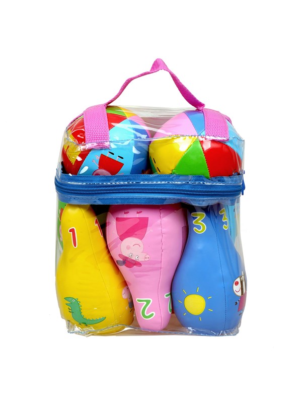 Barbo Toys Peppa Pig - Zacht Bowling Set