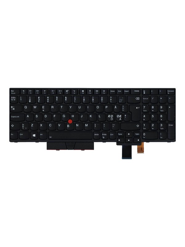 Lenovo Chicony - Notebook replacement keyboard - Noords - Zwart