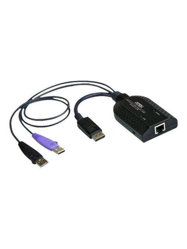ATEN KA7169 USB DisplayPort Virtual Media KVM Adapter with Smart Card Support