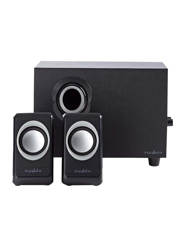 Nedis PC-Speaker - 2.1 - 33 W - 3,5 mm Male - USB Gevoed - Volumebediening