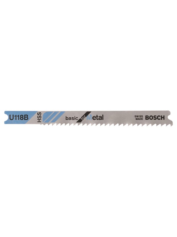 Bosch - Decoupeerzaagblad U 118 B Basic for Metal - 3 stuks