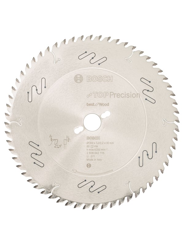 Bosch RUNDSAVKLINGE TOP PRECW 300X3.2X30MM 60T