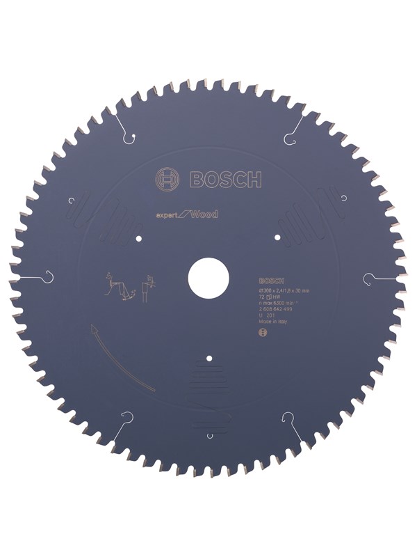 Bosch - Cirkelzaagblad Expert for Wood 300 x 30 x 2,4 mm, 72
