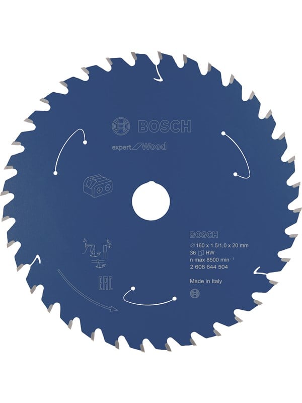 Bosch RUNDSAVKL EXP ACCU TRÆ 160X20X1.5MM 36T