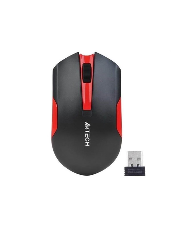 A4Tech G3-200N1 Black/Red - Muis - Optisch