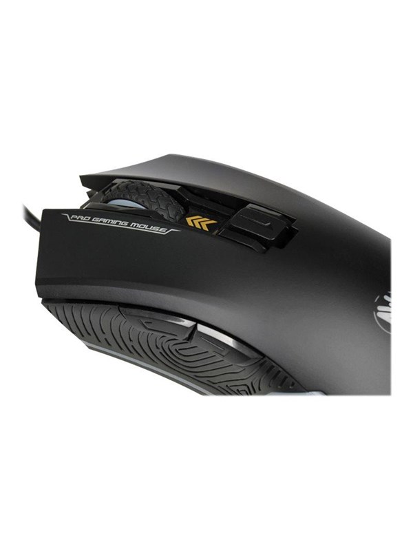 iBOX Aurora A-3 - Muis - USB - Zwart - Muis - Optisch - 6 knoppen - Zwart